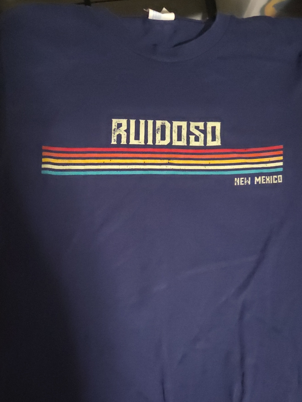 New Mexico Kids' Navy Graphic Tee.  Souvenir From RUIDOSO, NM